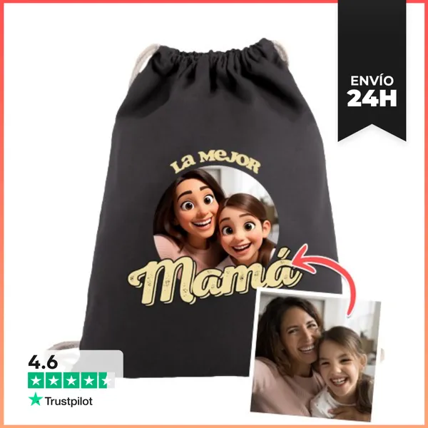 Mochila Saco Con Cuerdas Efecto Animación 3D Mochila La Mejor