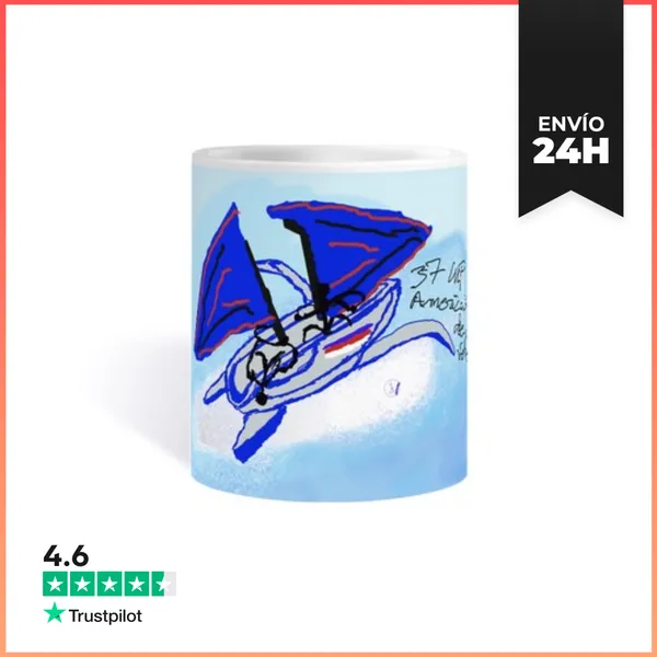 Taza Copa America Vela LaTostadora