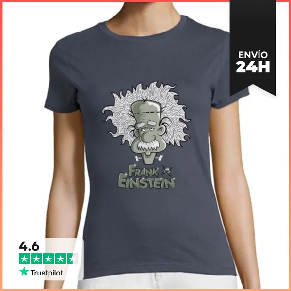 Camiseta Mujer Clásica Frank-Einstein 2 LaTostadora