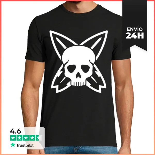 Camiseta Hombre Clásica Cráneo De Tablas De Surf LaTostadora