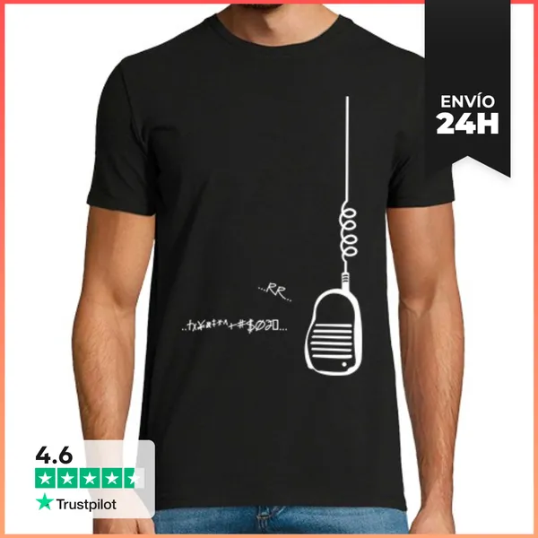 Camiseta Hombre Clásica Radio Macuto LaTostadora