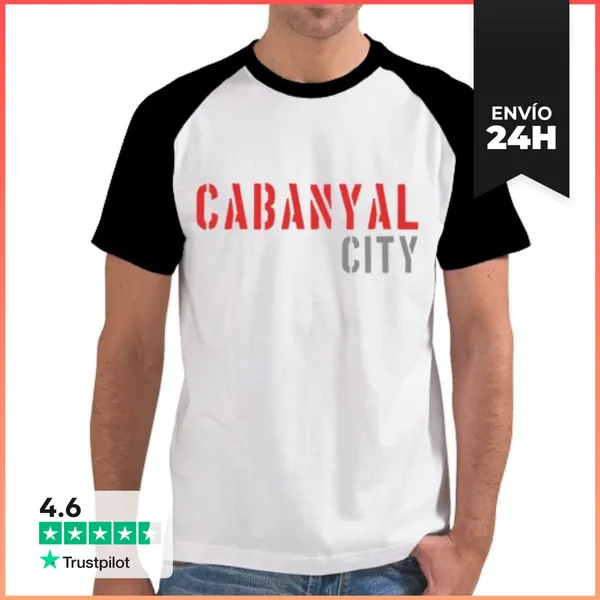 Camiseta Hombre, Estilo Béisbol Camiseta Cabanyal City