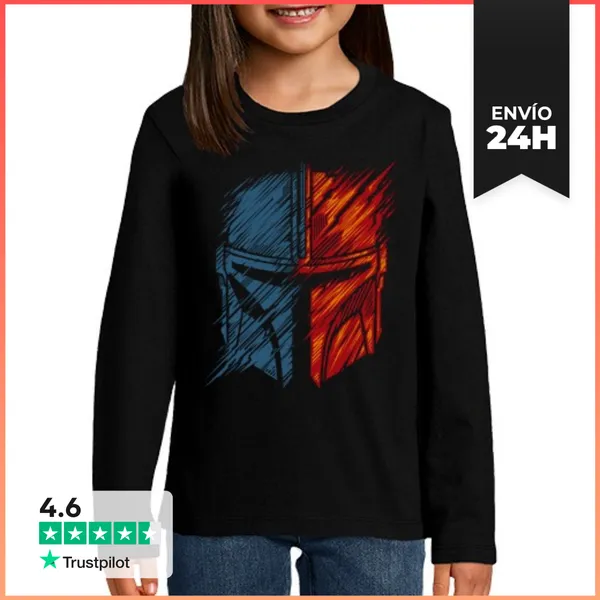 Camiseta Manga Larga Para Niños Diseño 1125450 LaTostadora