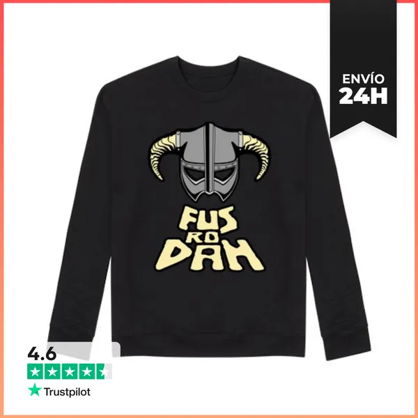 Sudadera Unisex Fus Ro Dah LaTostadora