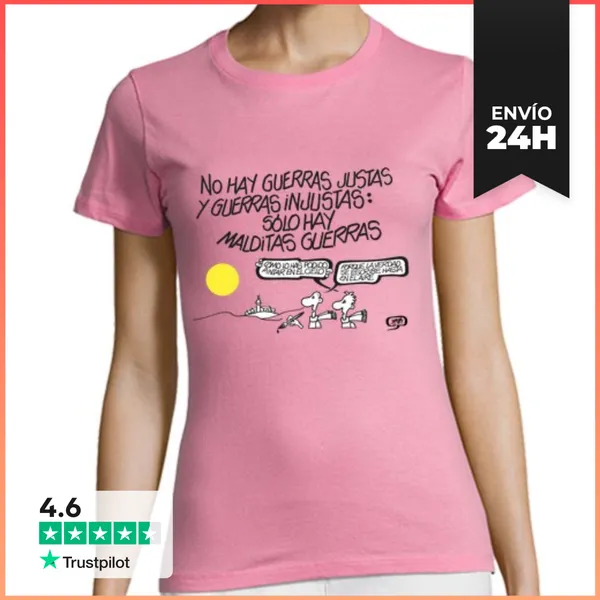 Camiseta Mujer Clásica Malditas Guerras 2 LaTostadora