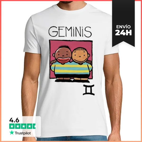 Camiseta Hombre Clásica Geminis LaTostadora