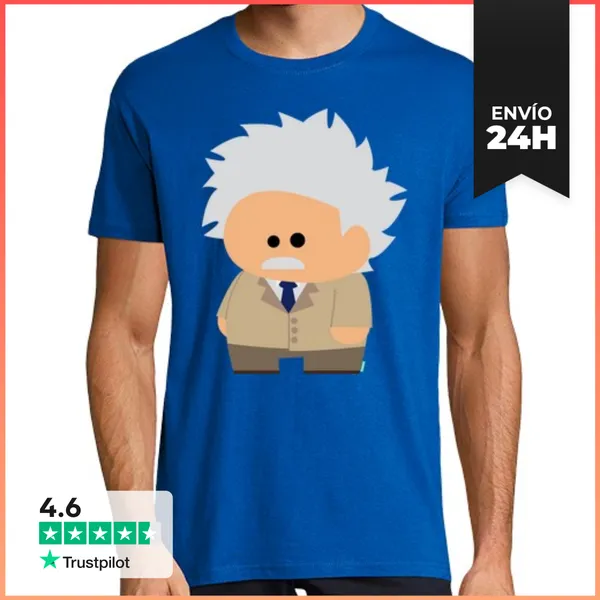 Camiseta Hombre Clásica Bubble Einstein LaTostadora