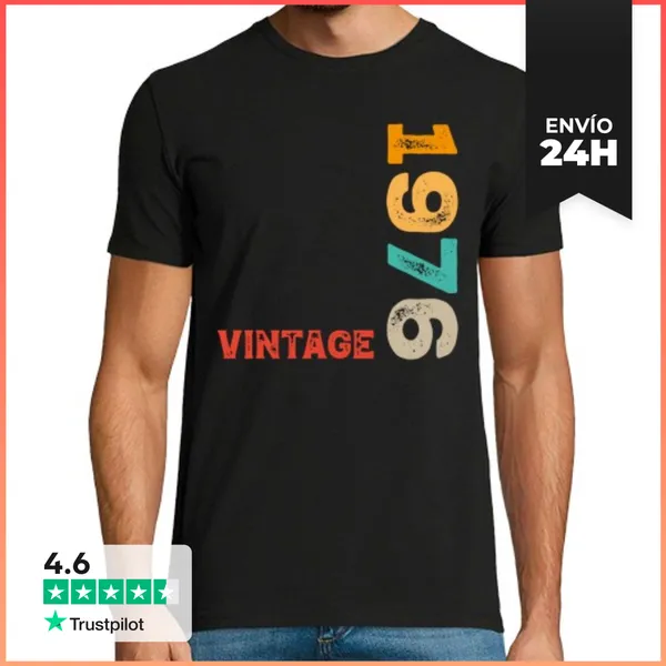 Camiseta Hombre Clásica 1976 Aniversario LaTostadora
