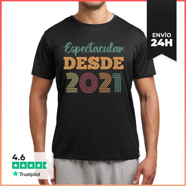 Camiseta Deportiva Hombre ESPECTACULAR DESDE 2021 LaTostadora