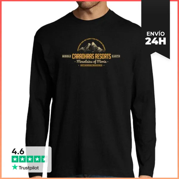 Camiseta Hombre Manga Larga Resorts Caradhras LaTostadora