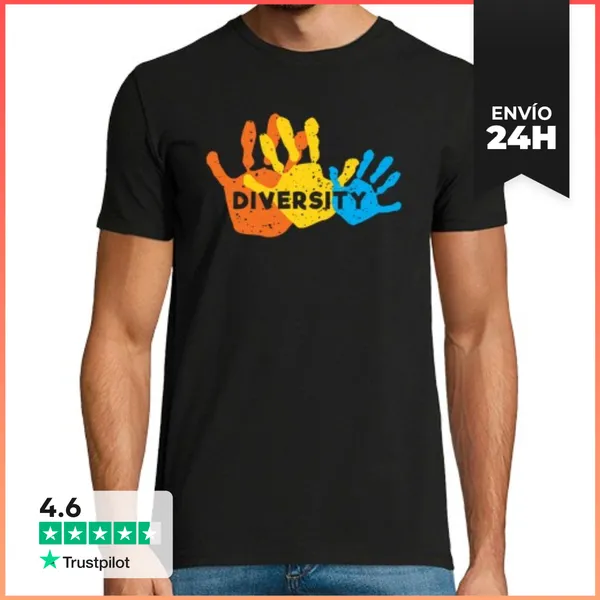 Camiseta Hombre Clásica Diversidad LaTostadora