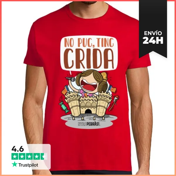 Camiseta Hombre Clásica No Puc, Tinc Crida LaTostadora
