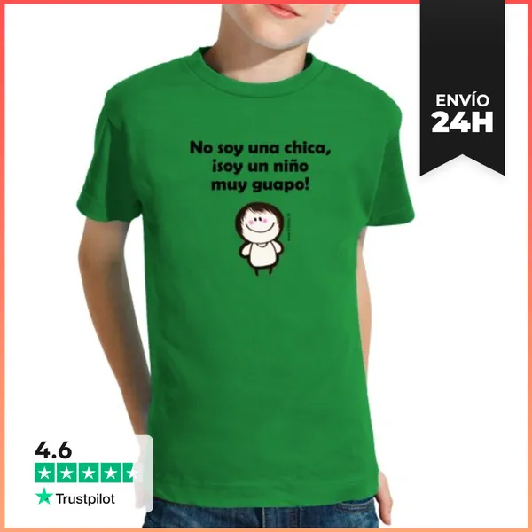 Camiseta Clásica Para Niños Niño Guapo LaTostadora