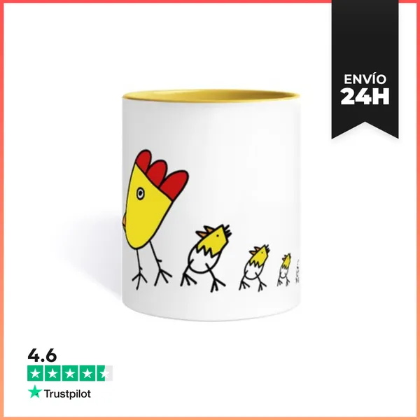 Taza De Colores Mamá Gallina LaTostadora