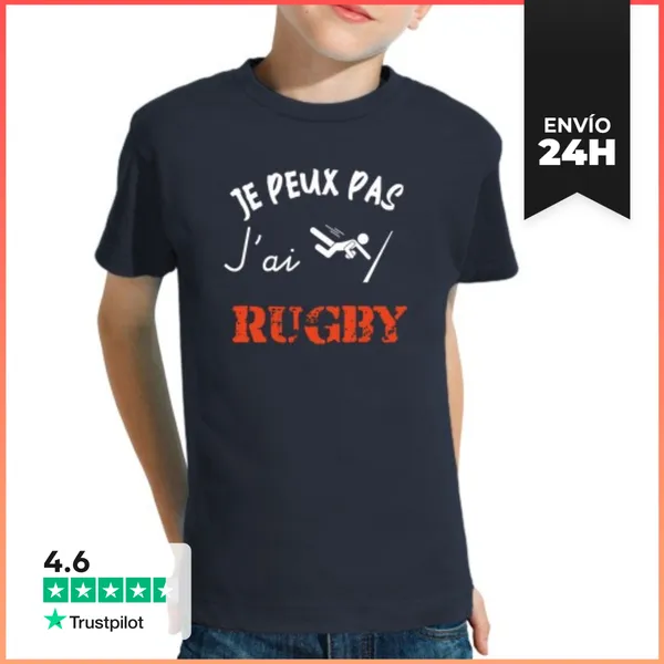 Camiseta Clásica Para Niños No Puedo Tener Rugby Idea De Regalo