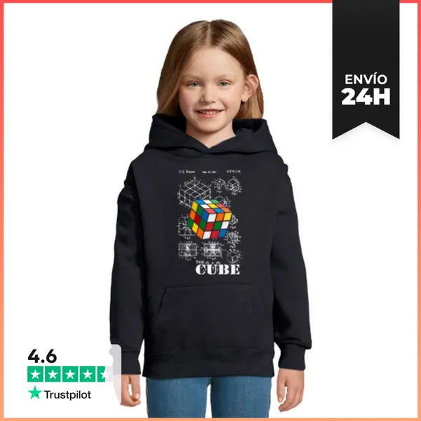 Sudadera Para Niños Con Capucha Cube LaTostadora