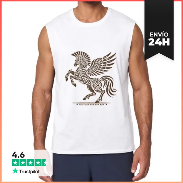 Camiseta Sin Mangas Pegaso De Troya LaTostadora
