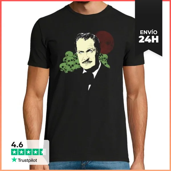 Camiseta Hombre Clásica Vincent Price LaTostadora