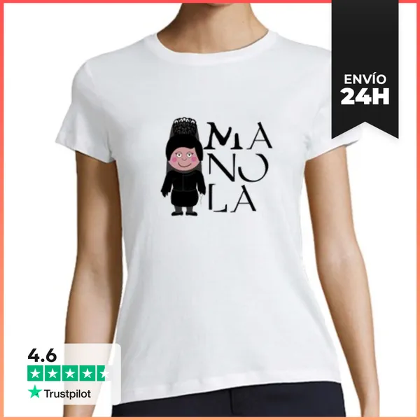 Camiseta Mujer Clásica Manola LaTostadora