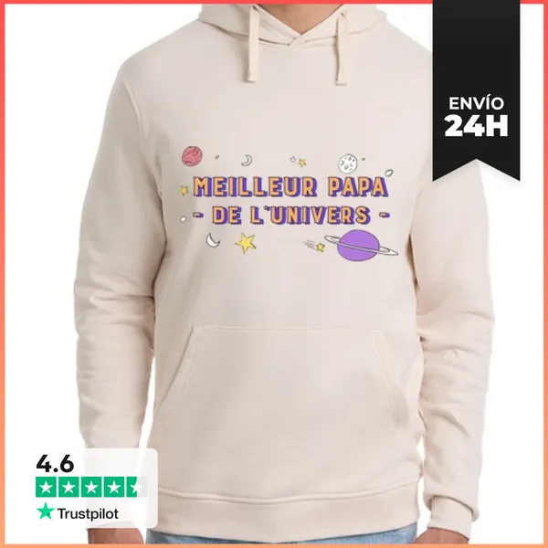 Sudadera Unisex Con Capucha Humor Sudor Mejor Papá Del Universo