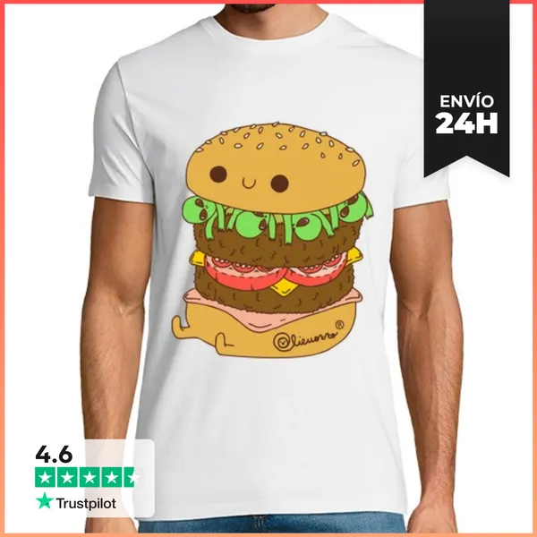 Camiseta Hombre Clásica Alienburger LaTostadora