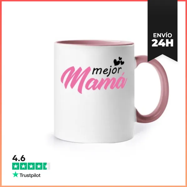 Taza De Colores Mejor Mamá Del Mundo LaTostadora
