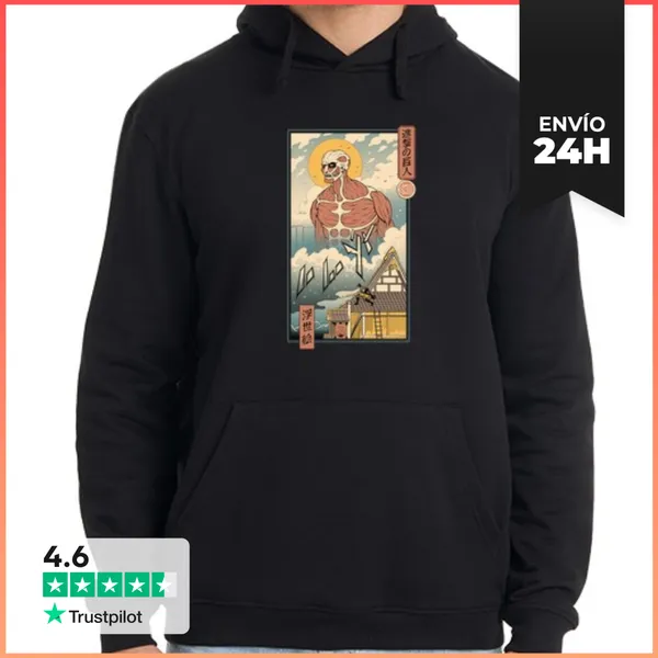 Sudadera Unisex Con Capucha Titán En Edo LaTostadora