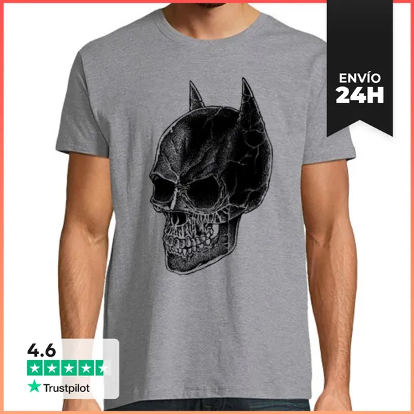 Camiseta Hombre Clásica Murciélago LaTostadora