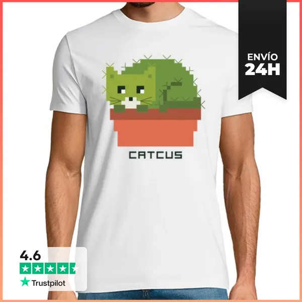 Camiseta Hombre Clásica Catcus LaTostadora