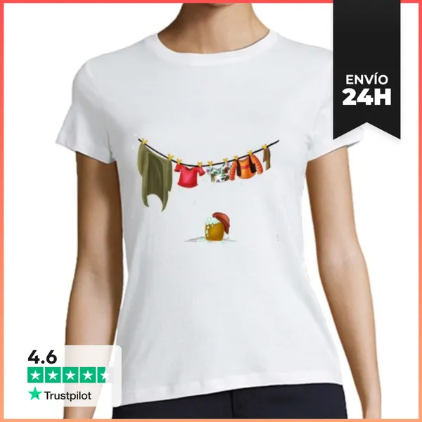 Camiseta Mujer Clásica Fraggle Rock LaTostadora