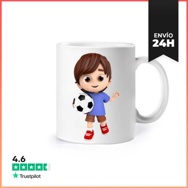 Taza Niño Futbolista LaTostadora