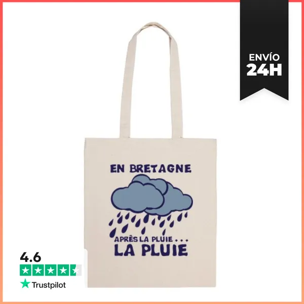Bolsa De Tela En Bretaña Después De La Lluvia LaTostadora