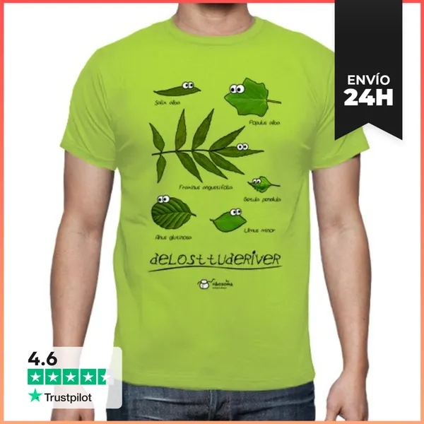 Camiseta Hombre Clásica Delosttuderiver (fondos Claros)