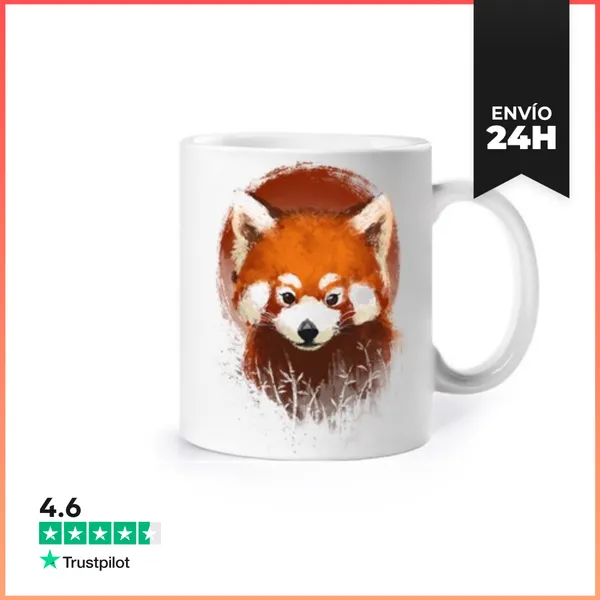 Taza Red Panda Sunset - Nature LaTostadora
