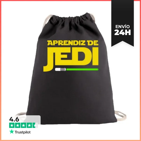 Mochila Saco Con Cuerdas Aprendiz De Jedi LaTostadora