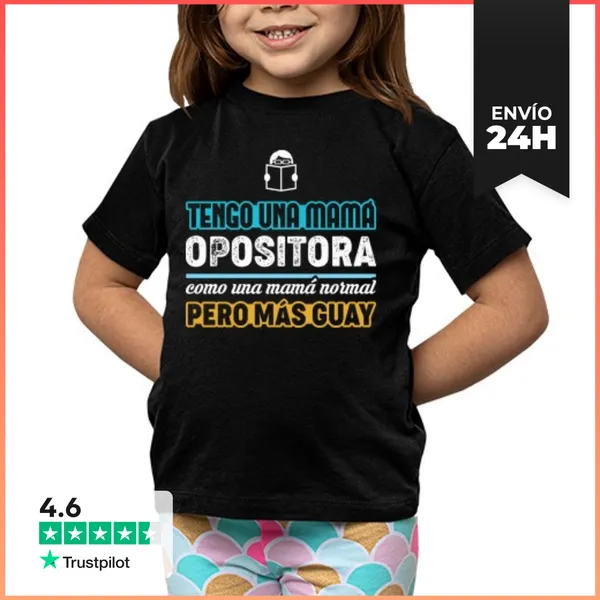 Camiseta Clásica Para Niños Tengo Una Mamá Opositora, Como Una