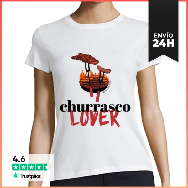 Camiseta Mujer Clásica Churrasco Lover LaTostadora