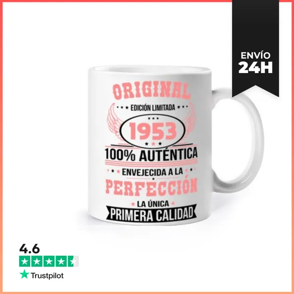 Taza 70 Años - Original 1953 - La Unica LaTostadora