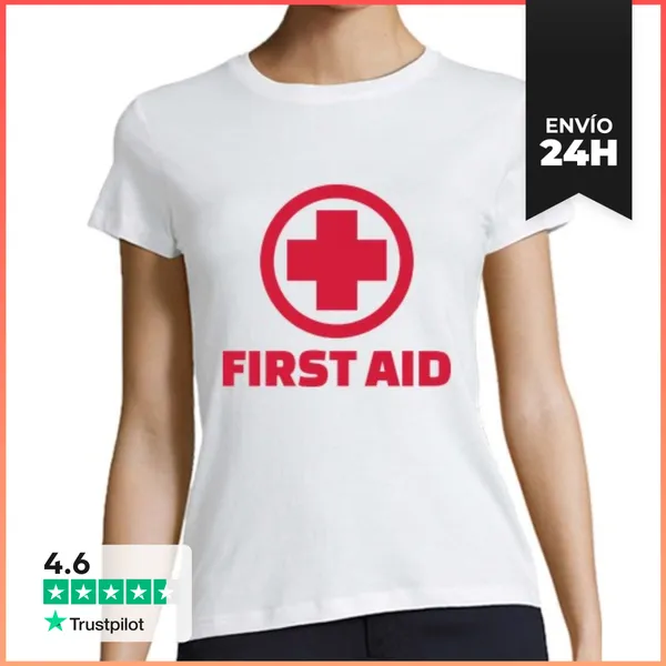 Camiseta Mujer Clásica Primeros Auxilios LaTostadora