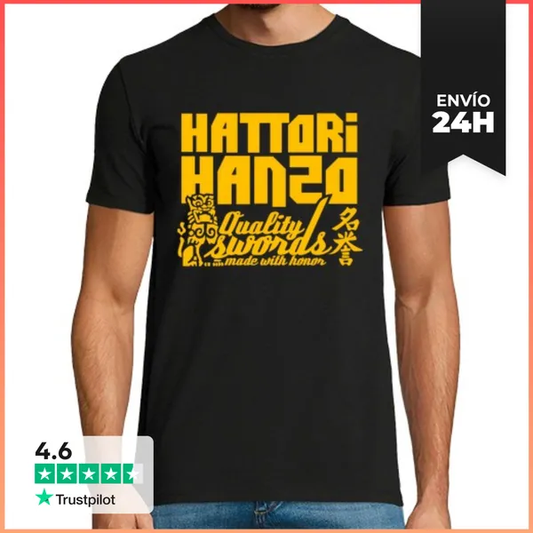 Camiseta Hombre Clásica Kill Bill: Hattori Hanzo 2 LaTostadora