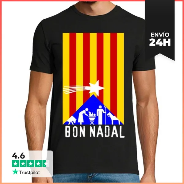 Camiseta Hombre Clásica BON NADAL LaTostadora