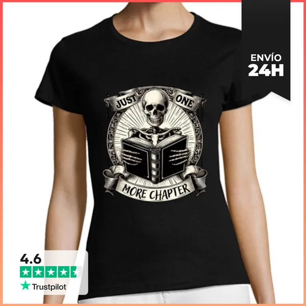 Camiseta Mujer Clásica Vintage Solo Un Capitulo Mas LaTostadora