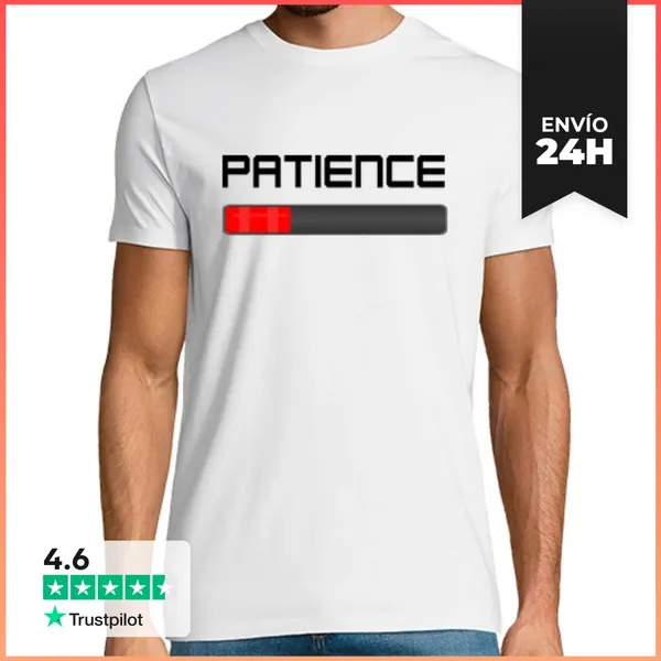 Camiseta Hombre Clásica Paciencia LaTostadora