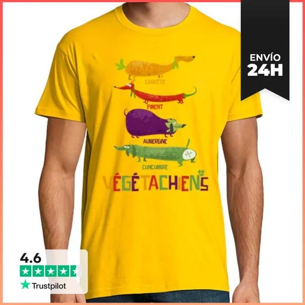 Camiseta Hombre Clásica Vegetarianos LaTostadora