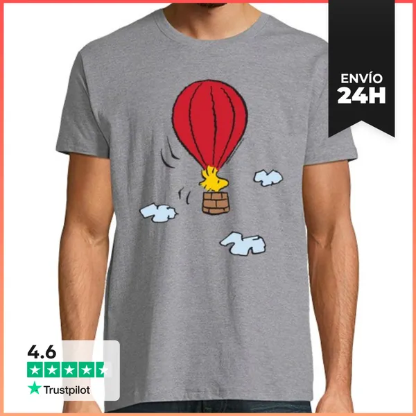 Camiseta Hombre Clásica Woodstock 80 Días LaTostadora