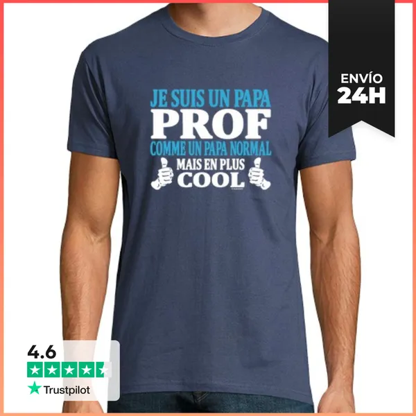 Camiseta Hombre Clásica Soy Un Padre Maestro LaTostadora