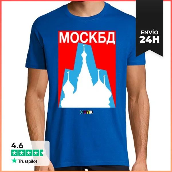 Camiseta Hombre Clásica Moscu LaTostadora