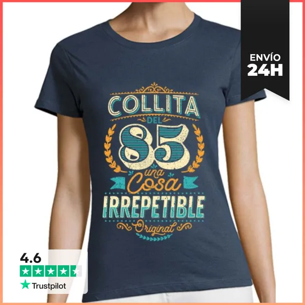 Camiseta Mujer Clásica Collita Del 85. Irrepetible LaTostadora