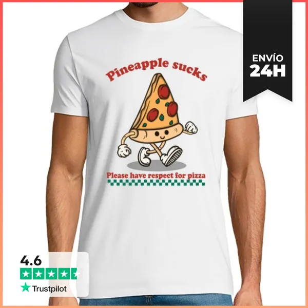 Camiseta Hombre Clásica Pineapple Sucks LaTostadora