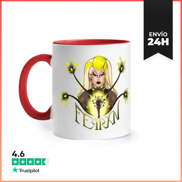 Taza De Colores Taza Meet The Queens Ferrxn LaTostadora